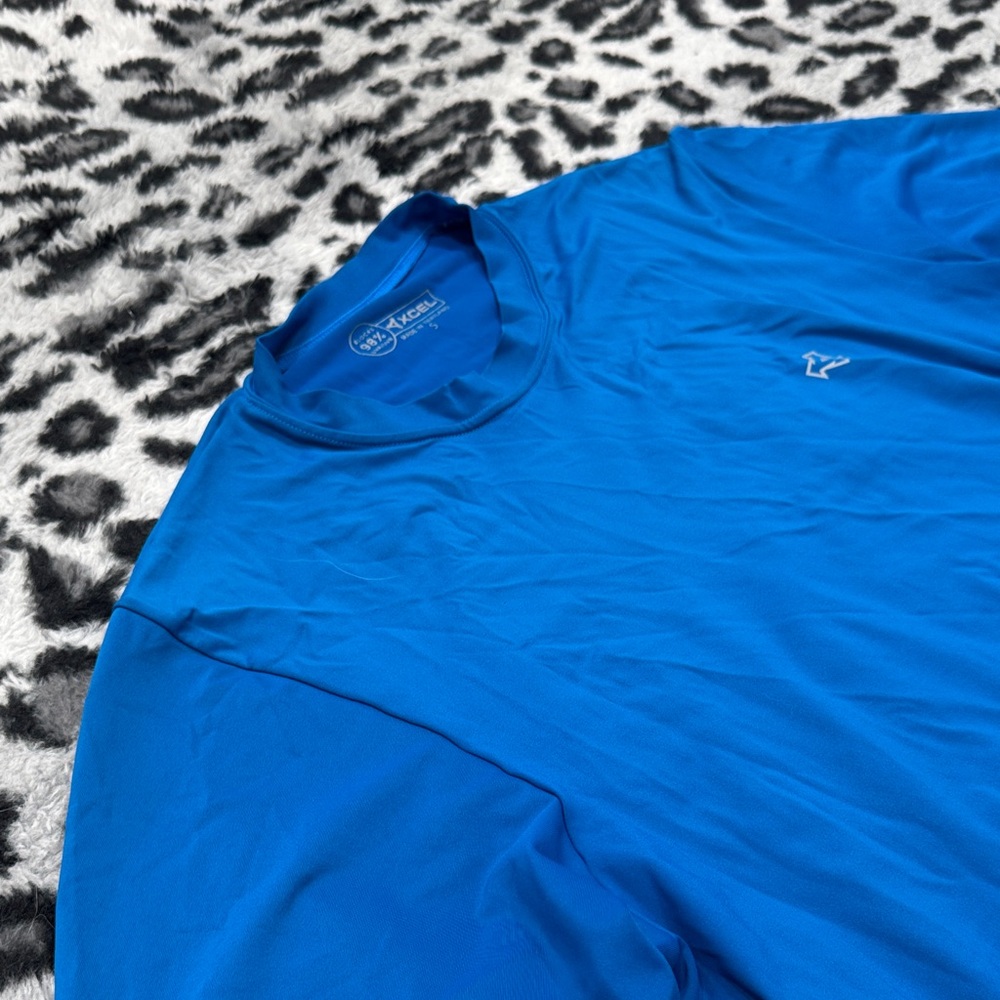 Men's Blue Rash Guard - Picture 3 of 5
